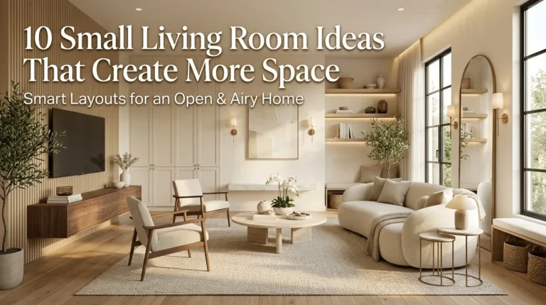 10 Small Living Room Ideas That Create More Space
