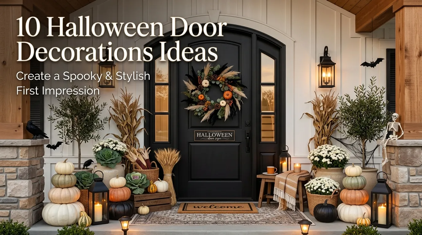 10 Halloween Door Decorations Ideas
