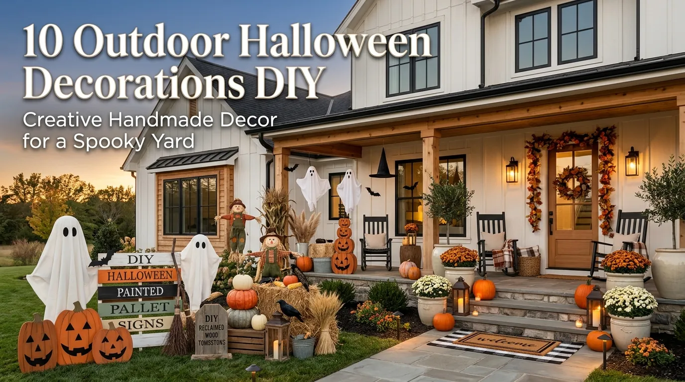 10 Outdoor Halloween Decorations DIY