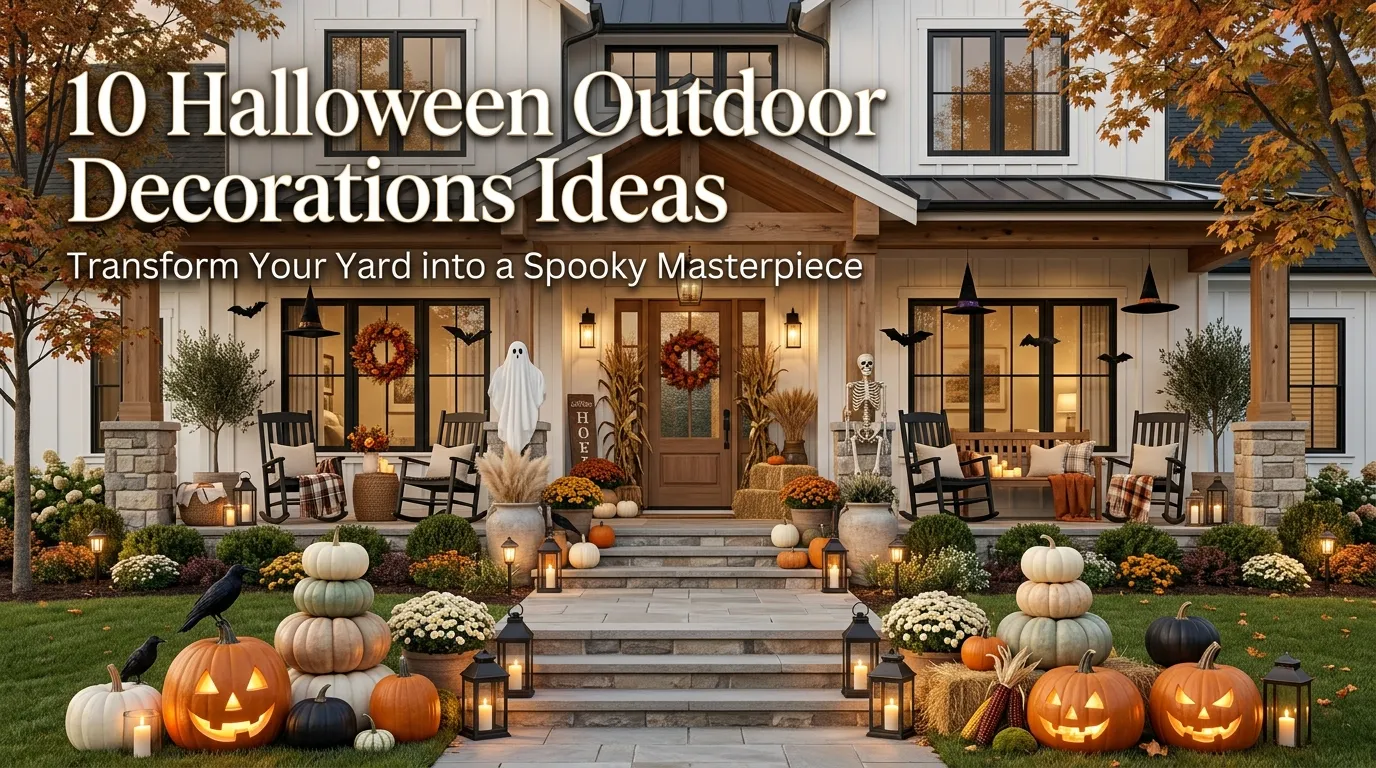 10 Halloween Outdoor Decorations Ideas