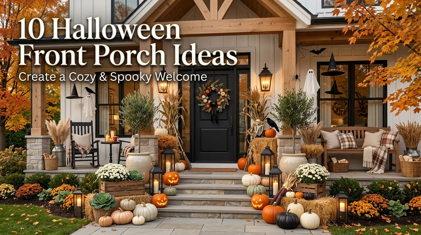 10 Halloween Front Porch Ideas