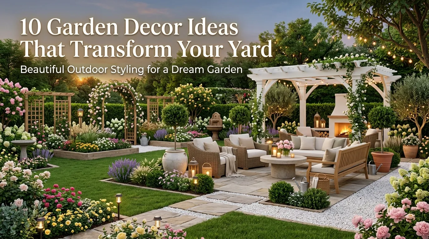 10 Garden Decor Ideas That Transform Your Yard