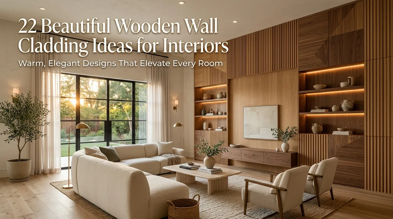 22 Beautiful Wooden Wall Cladding Ideas for Interiors