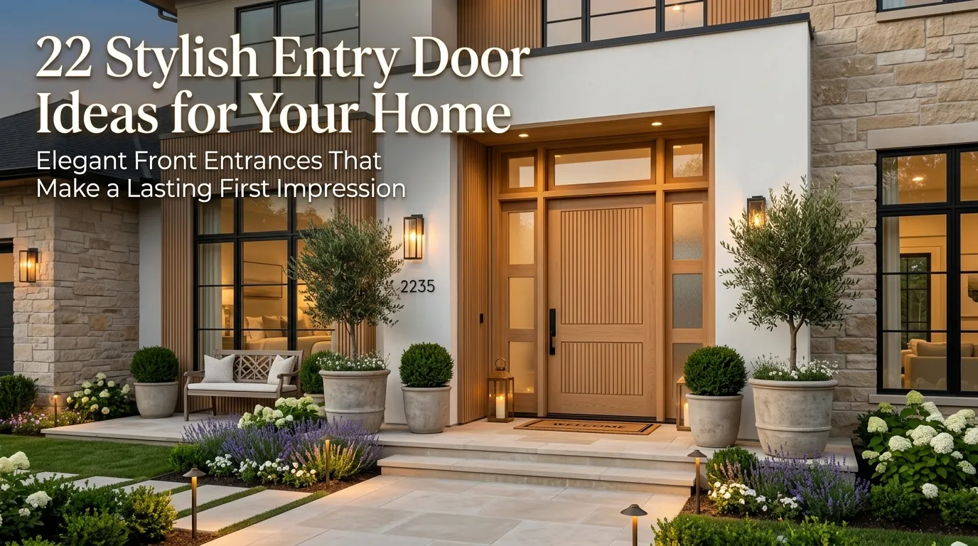22 Stylish Entry Door Ideas for Your Home