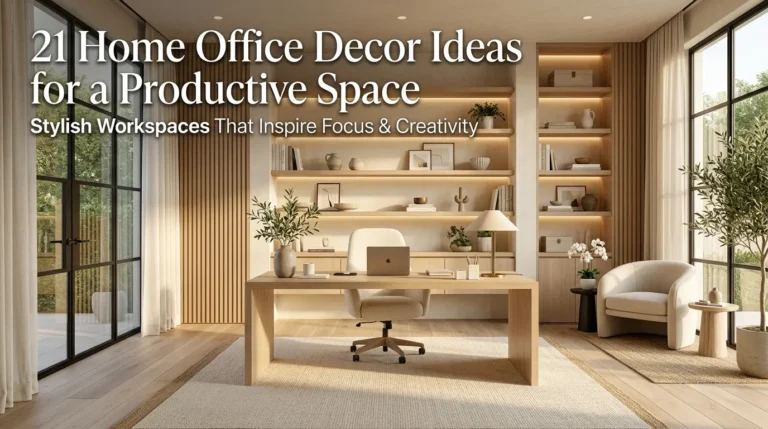 21 Home Office Decor Ideas for a Productive Space