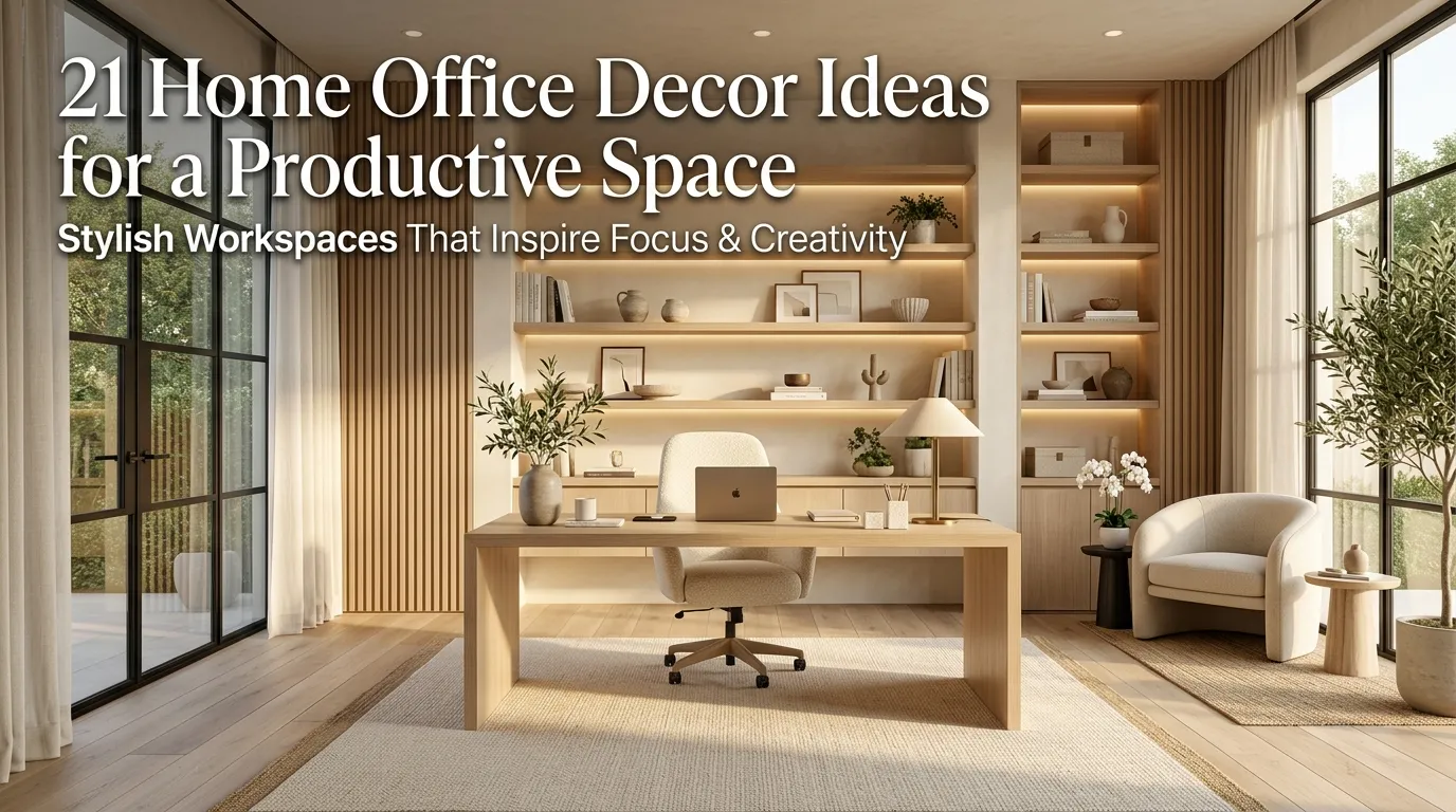 21 Home Office Decor Ideas for a Productive Space