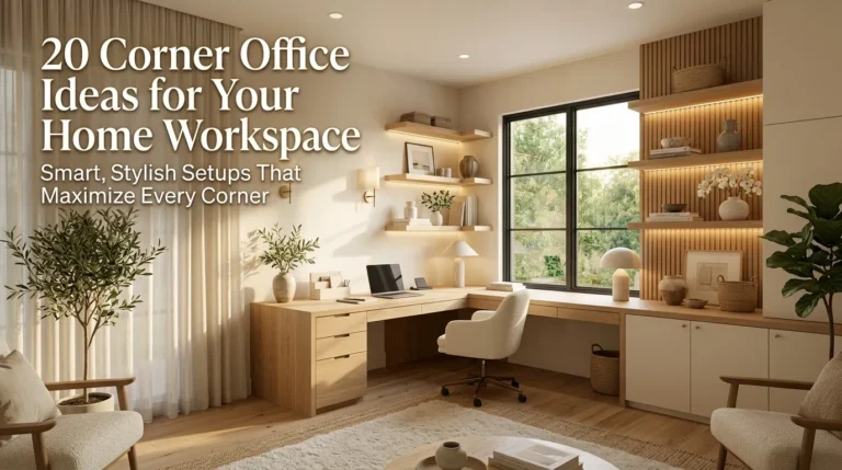 20 Corner Office Ideas for Your Home Workspace