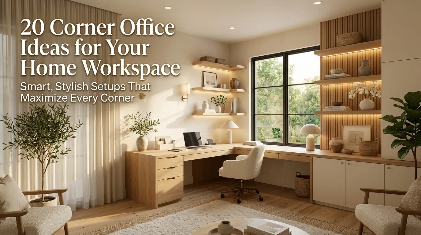 20 Corner Office Ideas for Your Home Workspace