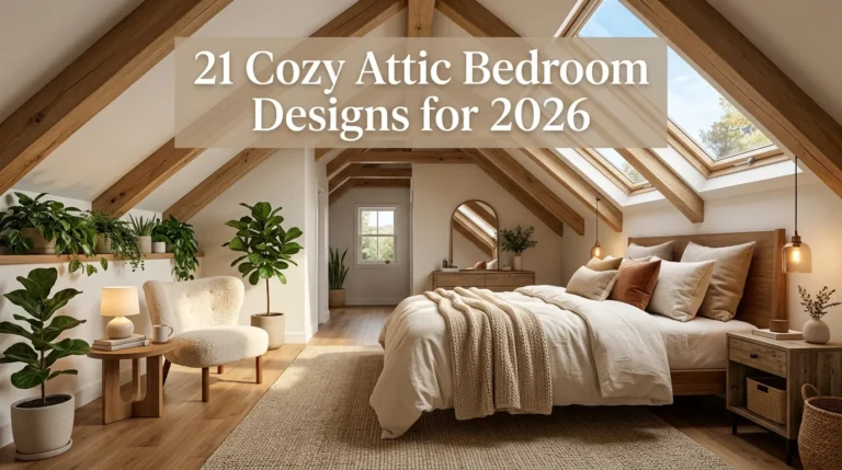21 Cozy Attic Bedroom Designs for 2026
