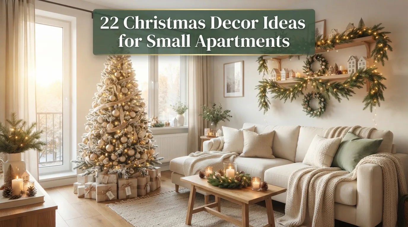 22 Christmas Decor Ideas for Small Apartments