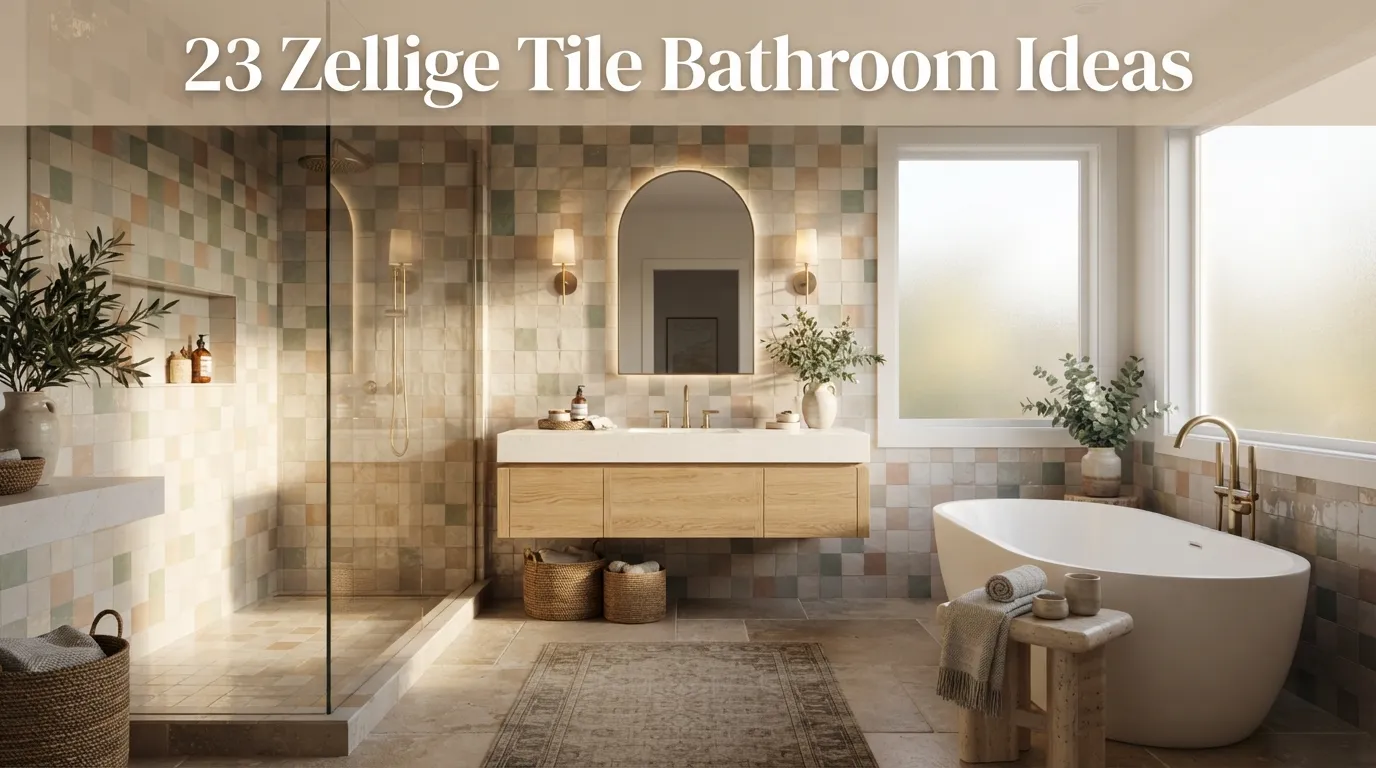 23 Zellige Tile Bathroom Ideas