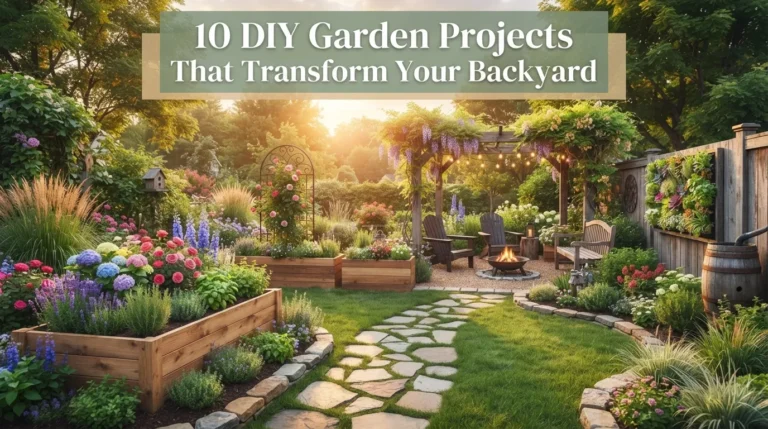 10 DIY Garden Projects That Transform Your Backyard