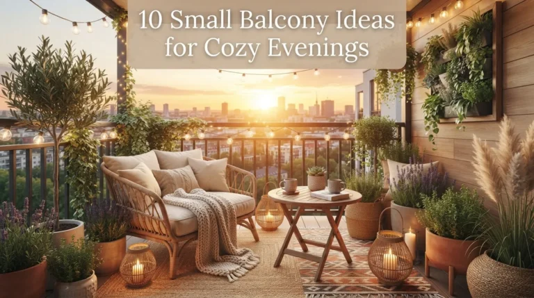 10 Small Balcony Ideas for Cozy Evenings