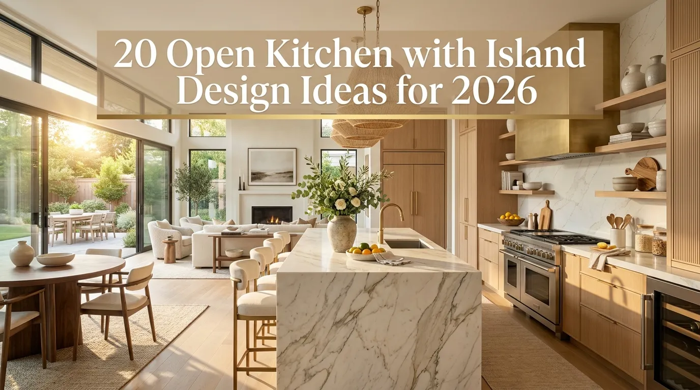 20 Open Kitchen with Island Design Ideas for 2026