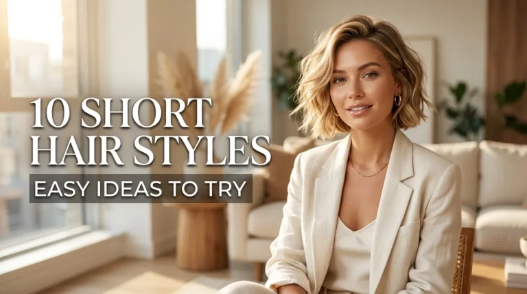  10 Short Hair Styles Easy Ideas To Try