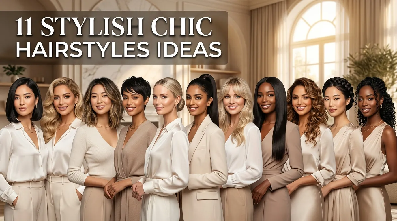 11 Stylish Chic Hairstyles Ideas