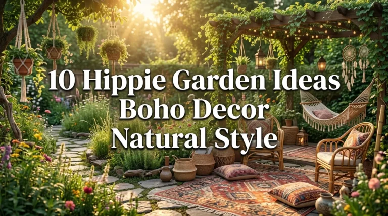 10 Hippie Garden Ideas Boho Decor Natural Style