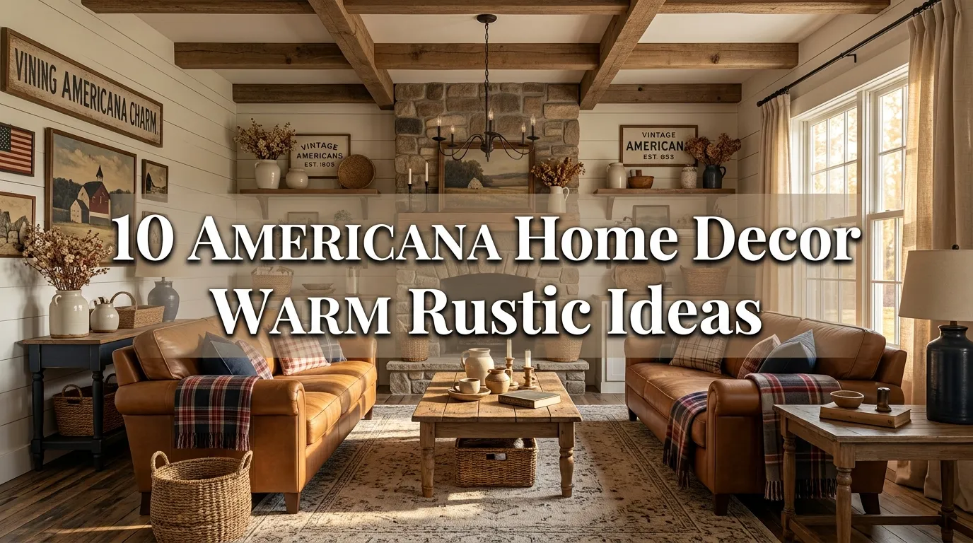 10 Americana Home Decor Warm Rustic Ideas