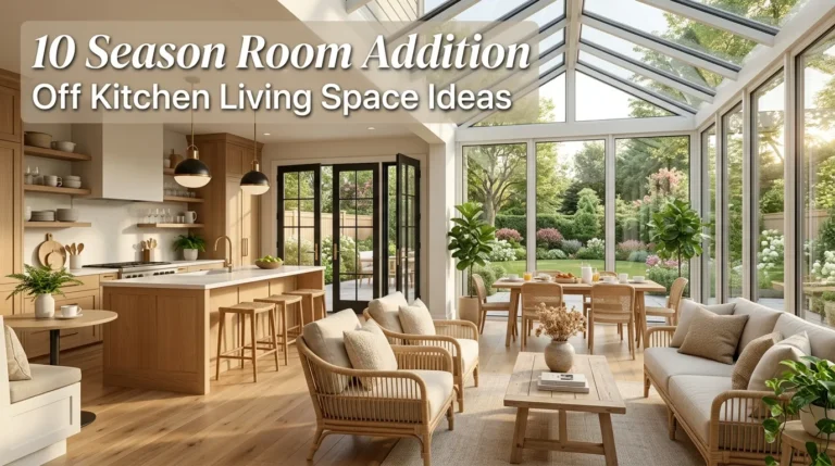 10 Season Room Addition Off Kitchen Living Space Ideas