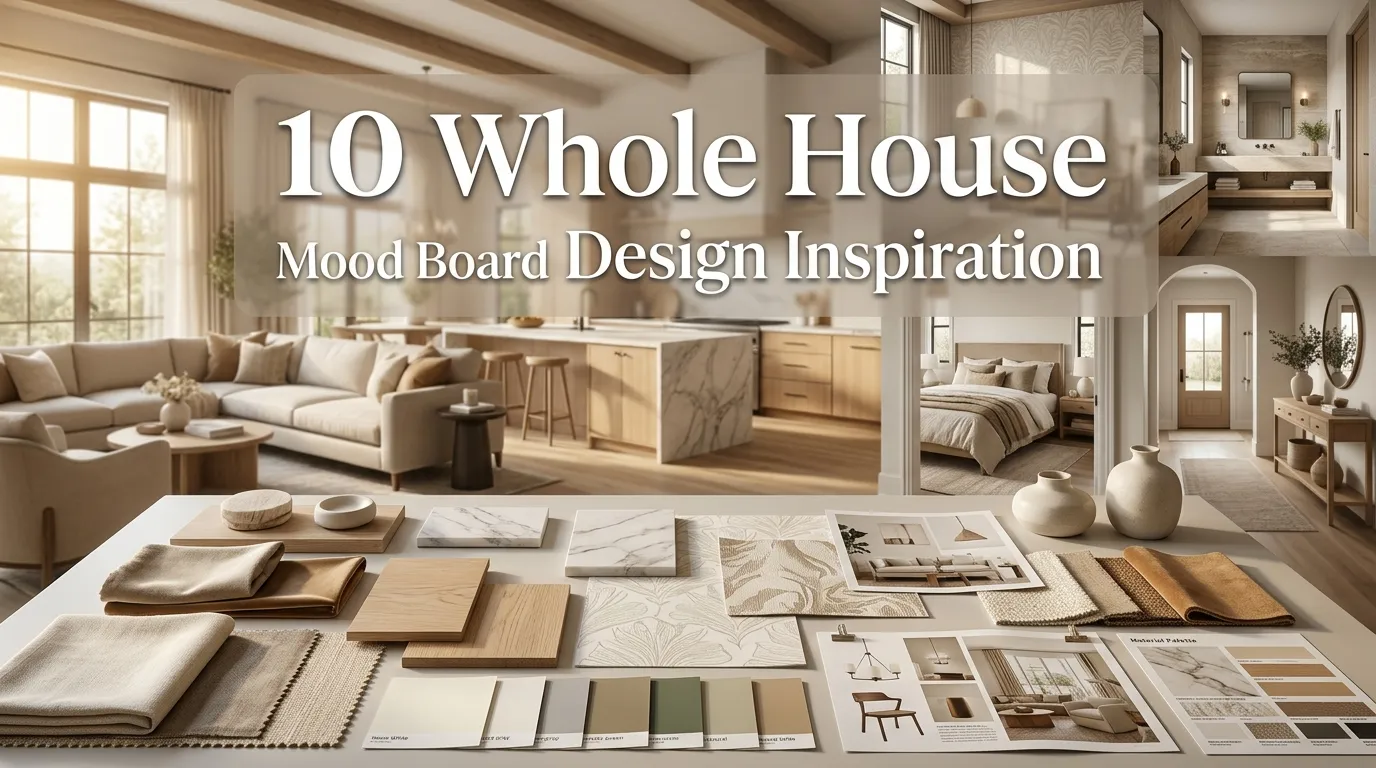 10 Whole House Mood Board Design Inspiration