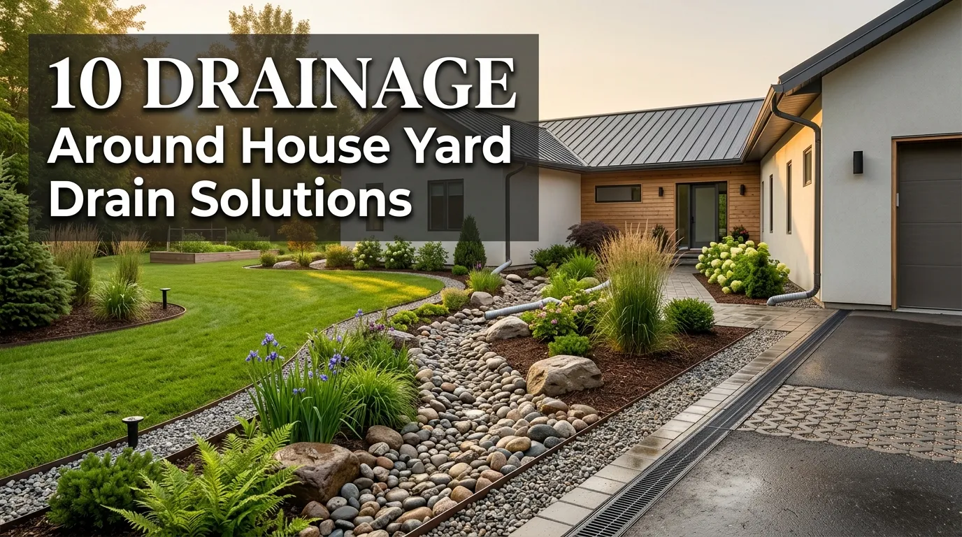 10 Drainage Around House Yard Drain Solutions