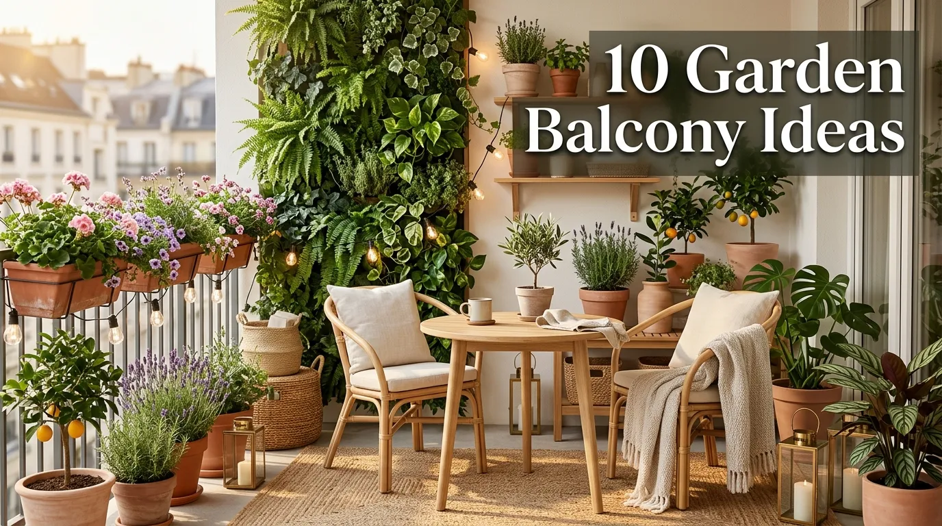 10 Garden Balcony Ideas
