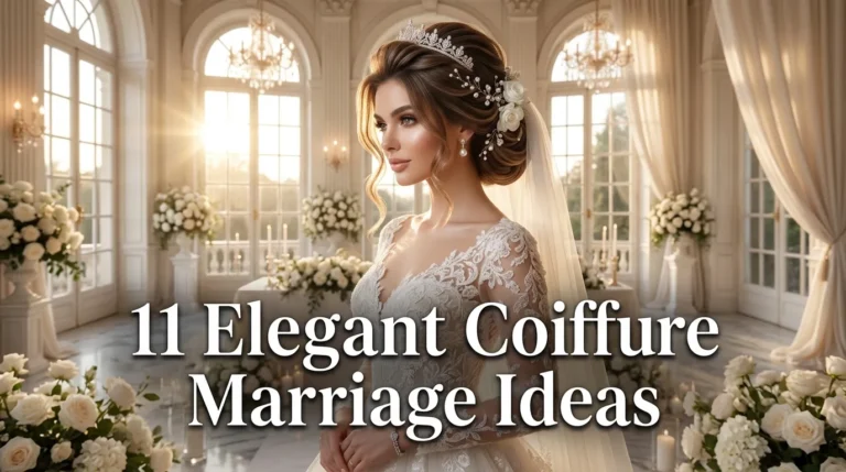 11 Elegant Coiffure Marriage Ideas
